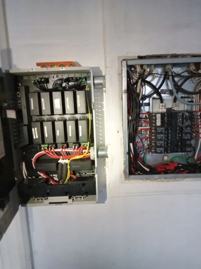 Electrical panel upgrade completed for Indoor Lighting Installation in Eldorado at Santa Fe